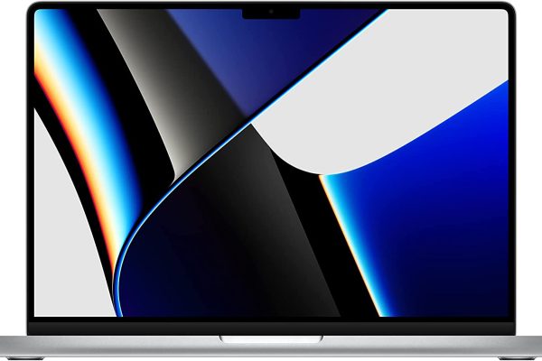 2021 Apple MacBook Pro (14-inch, Apple M1 Pro chip with 10‑core CPU and 16‑core GPU, 16GB RAM, 1TB SSD) – Silver.