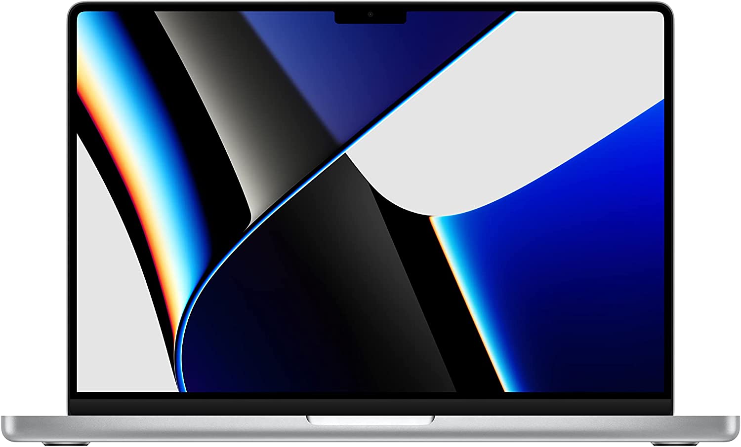 2021 Apple MacBook Pro (14-inch, Apple M1 Pro chip with 10‑core CPU and 16‑core GPU, 16GB RAM, 1TB SSD) – Silver.